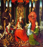 Hans Memling Triptych of St.John the Baptist and St.John the Evangelist Spain oil painting artist